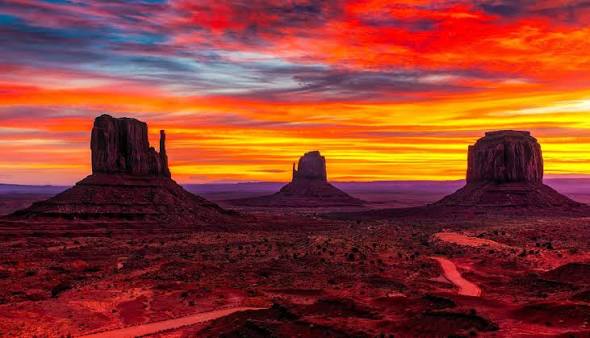 Sedona desert at sunset